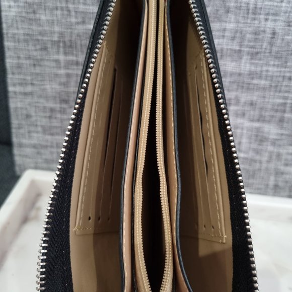 Accordion Wallet Card Case Coin Purse Passport Holder Travel Wallet AVO GREEN - Picture 5 of 7